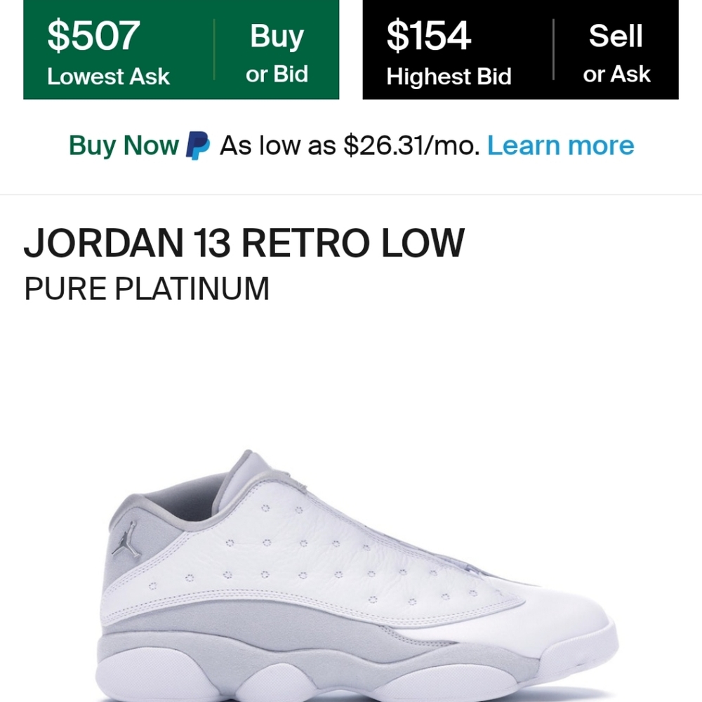 Nike Air Jordan Retro 13 Low sz 11 w/ original box